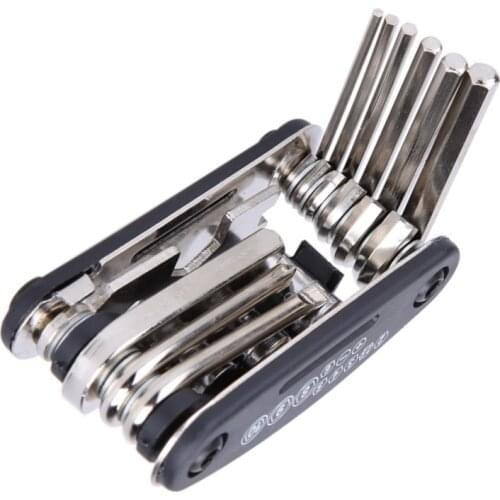 Pocketable 15 in 1 Bike Repair Tool Kit Hex Wrench/Allen Wrench/Allen Key,Screwdrivers,Socket,Wrench Flat Wrench,bicycle tools