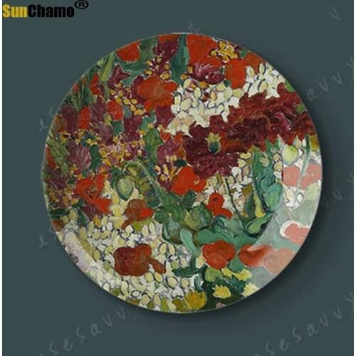 LOUIS VALTAT Oil Painting Decorative Ceram Plates Living Room Dining Hall Entrance Decorations Plates Walls lina