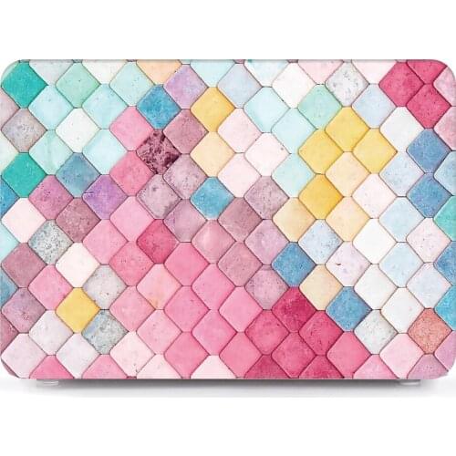 Plastic Laptop Shell Case keyboard Cover ONLY For 2018 New Alppe Macbook 13Air With Reitna Touch ID Model: A1932