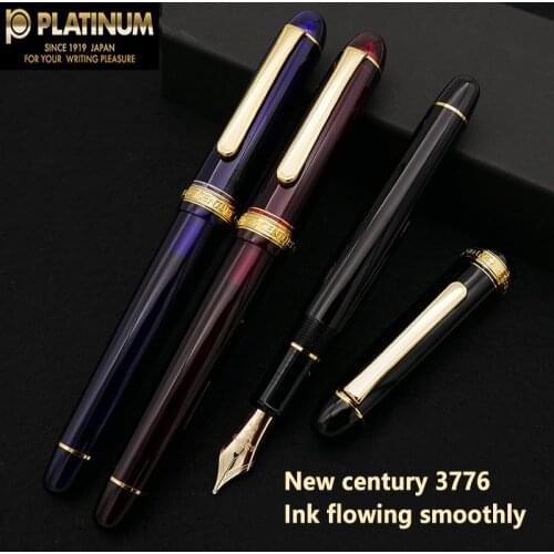 Platinum Original Fountain Pen #3776 CENTURY 14K Gold Nib Ink Pen Stationery Office for School Pens for Writing PNB-13000
