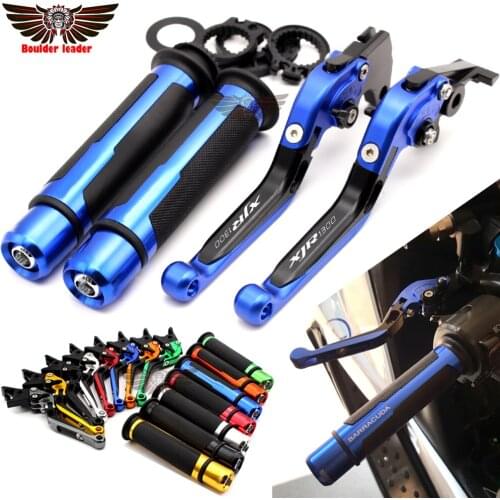 For YAMAHA XJR 1300 XJR1300 1995-2003 Motorcycle Adjustable Folding Brake Clutch Levers Handlebar Hand Grips