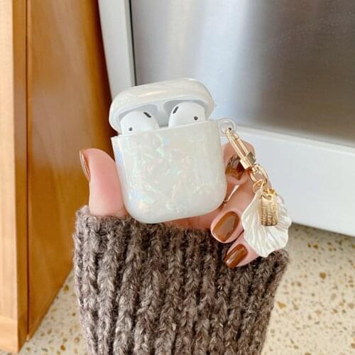 Luxury Pearl Shell Glossy Case for Apple Airpods 1 2 3 Case for AirPods Pro Case Bluetooth Earphone Accessories Headphone Box