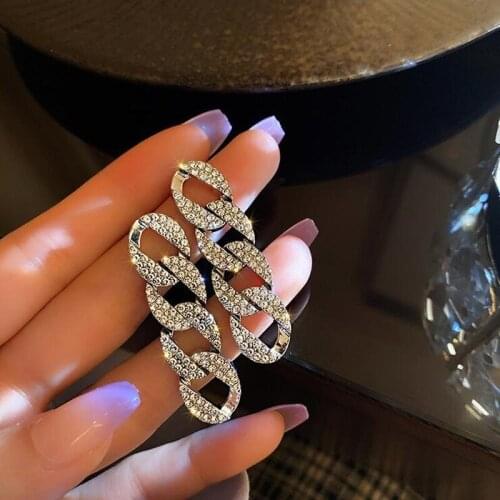 New Chain Earrings Korean Temperament Fashion Fashion Long Earrings Earrings Girlfriend Gifts