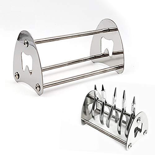 Dental Stainless Steel Stand Holder Orthodontic Cut Off Pliers Forceps Scissors Stand Placement Rack Lab Tool