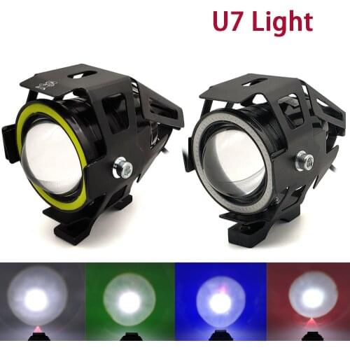 For Kawasaki Z1000SX Z750 Z1000 Z650 Z900 Z800 Z250 Motorcycle Headlight spotlight moto U7 LED Light motorcycle accessories
