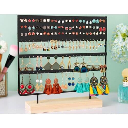 Top 24/44/66/69/88/144 holes Jewelry Display Stud Earrings Holder Jewellery Rack Wholesale Stand for Earrings Pendants Bracelets