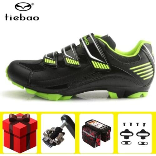 Tiebao Cycling Shoes sapatilha ciclismo mtb Professional Mountain Bike Shoes Outdoor Women sneakers Men Bicycle Racing Shoes