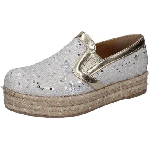 OLGA rubies loafers woman white fabric