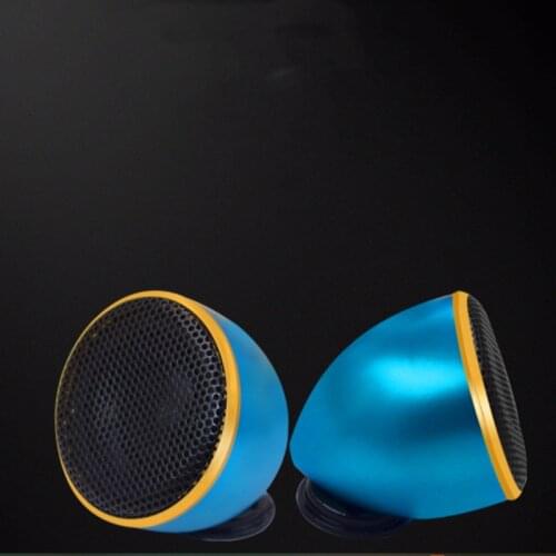 1pcs Rely on the wolf car audio to refit the on-board 2.5-inch aluminum alloy three division midrange horn to undertake OEM ODM