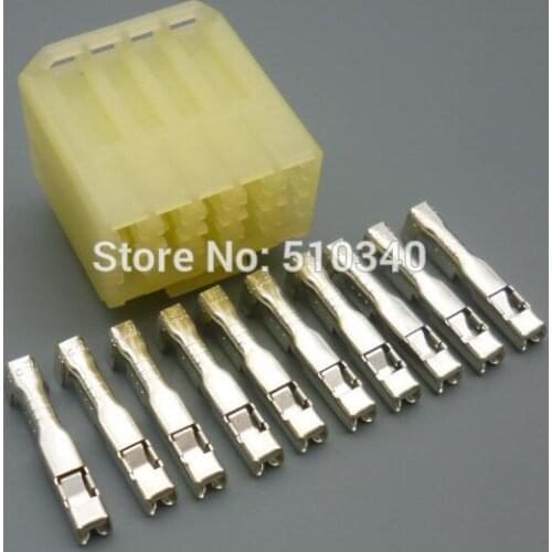 100set 2.3mm 10-hole connector sheath car car connector with terminal