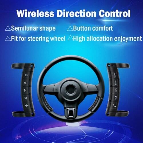 35% Hot Sales!!! Universal Wireless Car Stereo DVD GPS Steering Wheel Mount Remote Control Button