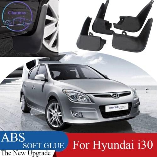 4pcs ABS Front & Rear Fender Protector For Hyundai i30 2009 2010 Car Mud Flaps Splash Guard Mudguard Mudflaps