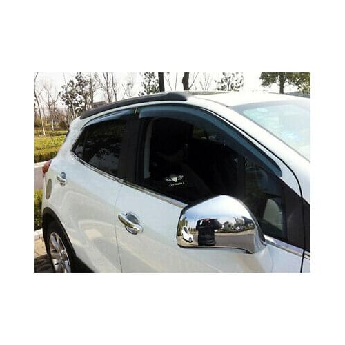 Rearview Side Mirror Cover 2pcs For Buick Encore / Vauxhall Opel Mokka 2013-2018