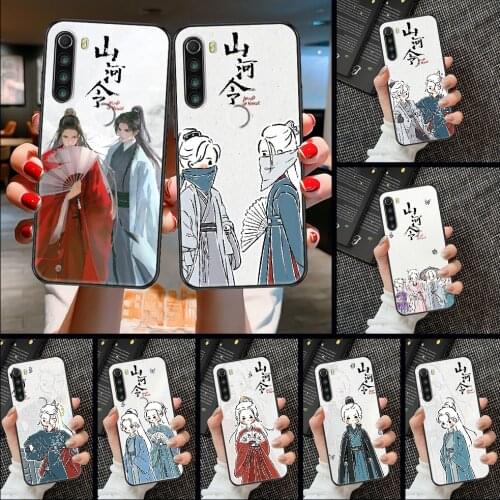 WORD OF HONOR Shan He Ling Phone case For Xiaomi Redmi Note 7 7A 8 8T 9 9A 9S 10 K30 Pro Ultra black fashion hoesjes trend prime