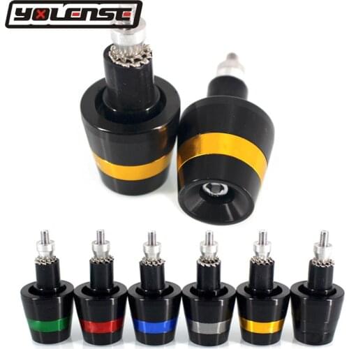 For Ducati Monster 900 1000 1100 748 695 749 750 Universal 7/8'' 22mm CNC Motorcycle Handle bar Grips Ends Caps Accessories