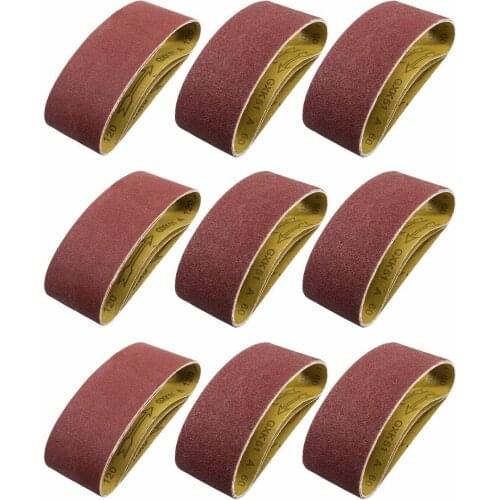 3x21 Inch Belt Sander Sanding Belts 20PCS Aluminum Oxide Belt Sandpaper Assorted