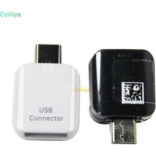 20pcs 2017 Newest s8 Type-C to USB OTG Adapter Connector for Samsung Galaxy S8 S8 Plus