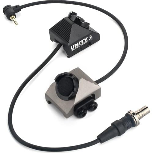 WADSN Airsoft Picaitnny Mount Unite Tactical Hot Button Remote Switch For Surefir M300 M600 Flashlight DBAL A2 PEQ 15 Weapon