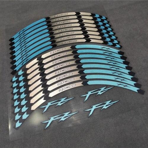 Motorcycle For YAMAHA FZ1 fz1 High Quality Reflective Protector Racing Sticker Wheel Decals 17inch Rim