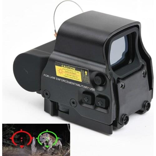 Tactical 558 Red Dot Sight Holographic Scope Hunting Reflex Sights for 20mm Weaver Rail Mount Airsoft Riflescope Holographic