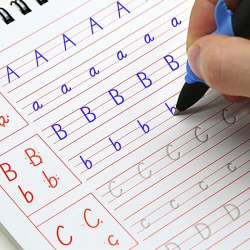 English Copybook for Primary School Students 1-6 Grade 3, 4 and 5 Books for People to Teach The Letter English Practice Copybook