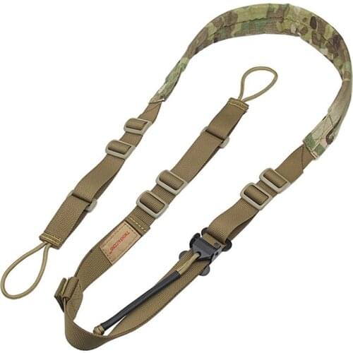 TwinFalcons-SL001 Tactical VTAC Sling Strap Task Rope Function Sling BK/CB/RG/MC/OD