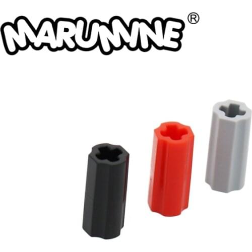 Marumine Cross Axle , Extension , 2M Building Brick 59443 Accessories Technic Pieces 6538C Pin And Put Toy For Children Modeling