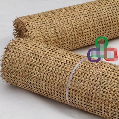 15 Meters/Roll Natural Indonesian Real Rattan Cane Webbing Roll Furniture Chair Table Ceiling Background Door DIY Material