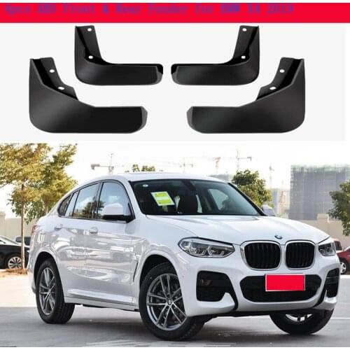 4pcs ABS Front & Rear Fender for BMW X4 2019 Car Mud Flaps Splash Guard Mudguard Mudflaps Accessories