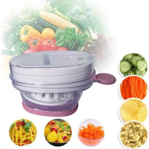 8 pcs/set Vegetable Fruit Slicer Grater Cutter Peeler Multifunctional Potato Peeler Carrot Grater Drain Basket Kitchen Tool