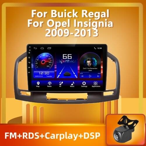 PEERCE For Buick Regal For Opel Insignia 2009-2013 Android 10.0 Auto Radio Multimedia Video Player GPS Navigation 2din DVD