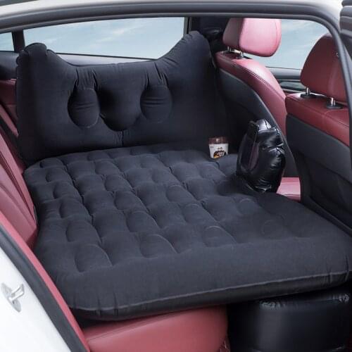 Car travel bed multifunctional flocking car inflatable mattress air bed sofa bed car camping sofa car inflatable bed sleeping