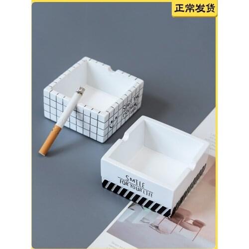 Cement Ashtray Ins Style European Style Luxury High-End Stylish and Personalized