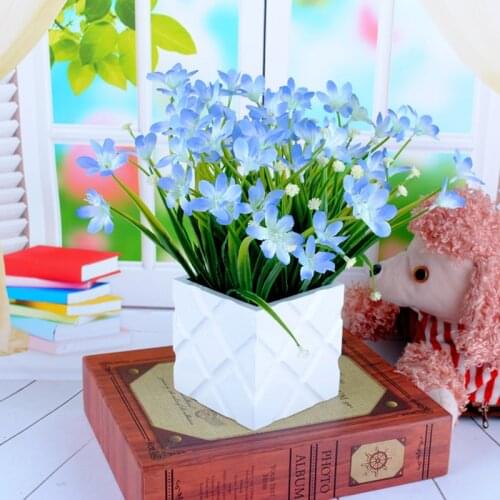 Wedding Decoration Artificial Flowers Simulation Orchid Fake Plant Plastic Flowers for Home Flores Artificiales Craft