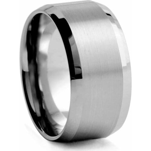 Brushed Tungsten Carbide Width - 12mm /HMCTRB024