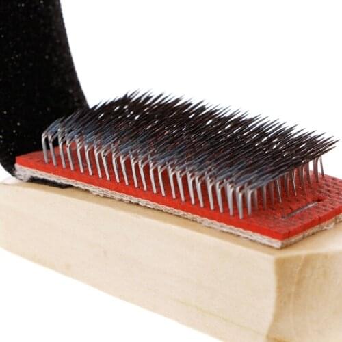 Wood Suede Wire Cleaners Dance Shoes Cleaning Brush For Footwear