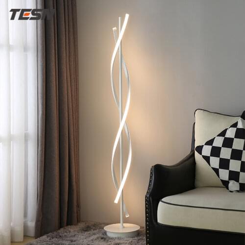 Led minimalist floor lamp strip simple Nordic living room sofa corner vertical table lamp ins wind bedroom atmosphere lamp