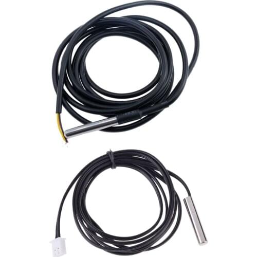 0.5m/1m/2m/2.5m/3m DS18B20 NTC 10K 1% 3950 Waterproof Digital Temperature Sensor Probe NTC Thermistor Thermal Cable Line