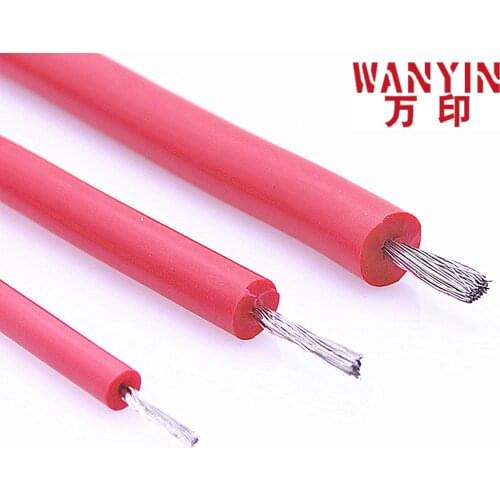 High quality Automotive high voltage ignition wire 0.5mm 0.75mm 1.0mm high quality soft silicone high voltage cable