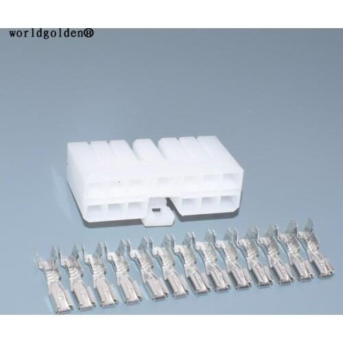 Worldgolden DJ7131-3-21 Car audio plug 13 P Car connector 13 holes female socket