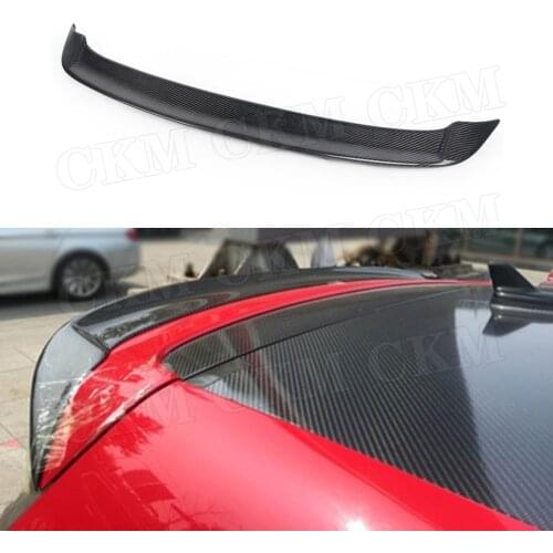 Carbon Fiber / FRP Rear Roof Spoiler Lip Wings for VW Golf 6 MK6 VI GTI R20 2010-2013 RZ Style Not standard