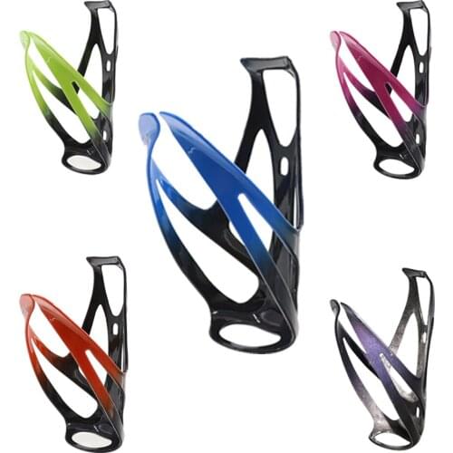 2pcs Outdoor Sports road bicycle bottle cage carbon fiber nylon fiber hybrid material bike bottle holder Bike Cages Rack