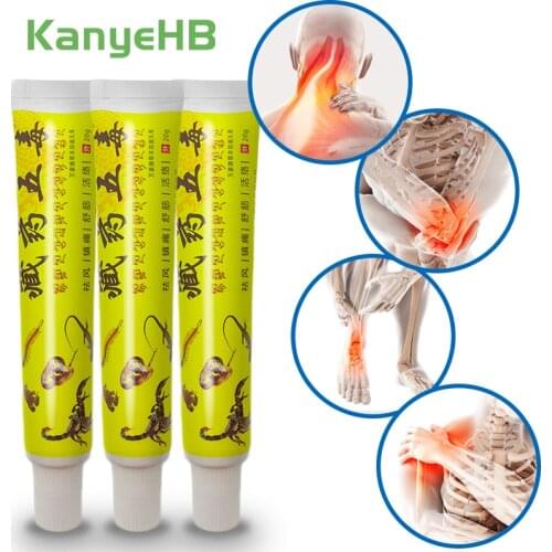 3pcs Scorpion Ointment Powerful Efficient Relief Muscle Pain Headache Neuralgia Acid Stasis Rheumatism Arthritis Cream A165