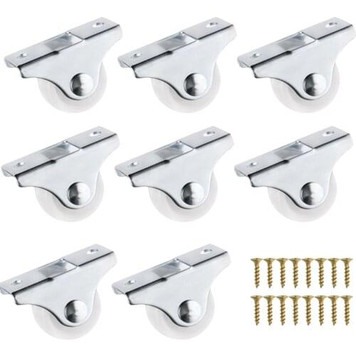 8PCS Furniture Casters Wheels Directional Wheel Carts Office Chairs Baby Bed Accessories Furniture Hardware Accessories