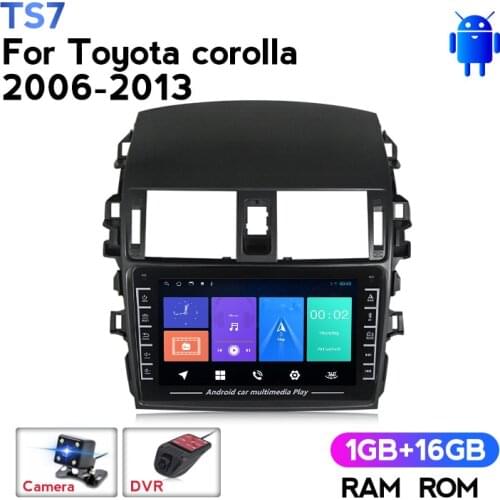Android System 2din Car Radio Multimedia Player For 2006 2007 2008 2009 2010 2011 2012 2013 Toyota corolla GPS navigation