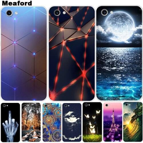 For Coque Vivo Y81 Case Y81 Phone Cover Soft Silicone Printing Back Case Coque For Vivo Y81 Y 81 VivoY81 1808 6.22 inch Capa