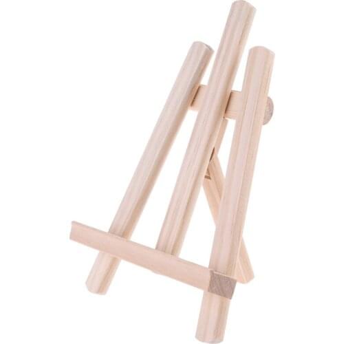 Wood Table Easel Tablets Stand Easel Painting Craft Wood Stand For Decoration Y51A