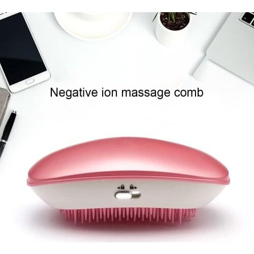 Electric Head Massage Ionic Comb Portable Vibration Hair Styling Negative Ions Hair Brush Takeout Mini Ionic Hairbrush Massager