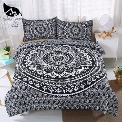 Dream NS 2/3PCS Bedding Set 100% Polyester Cotton Size EU/AU/US/Duvet Cover Ethnic Fengboximiya Bedding Set Textile Supplies