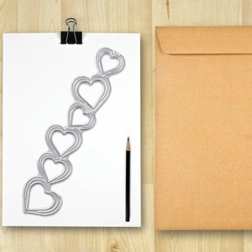 Heart Metal Cutting Dies Stencil DIY Scrapbooking Album Paper Card Template Mold Embossing Decoration